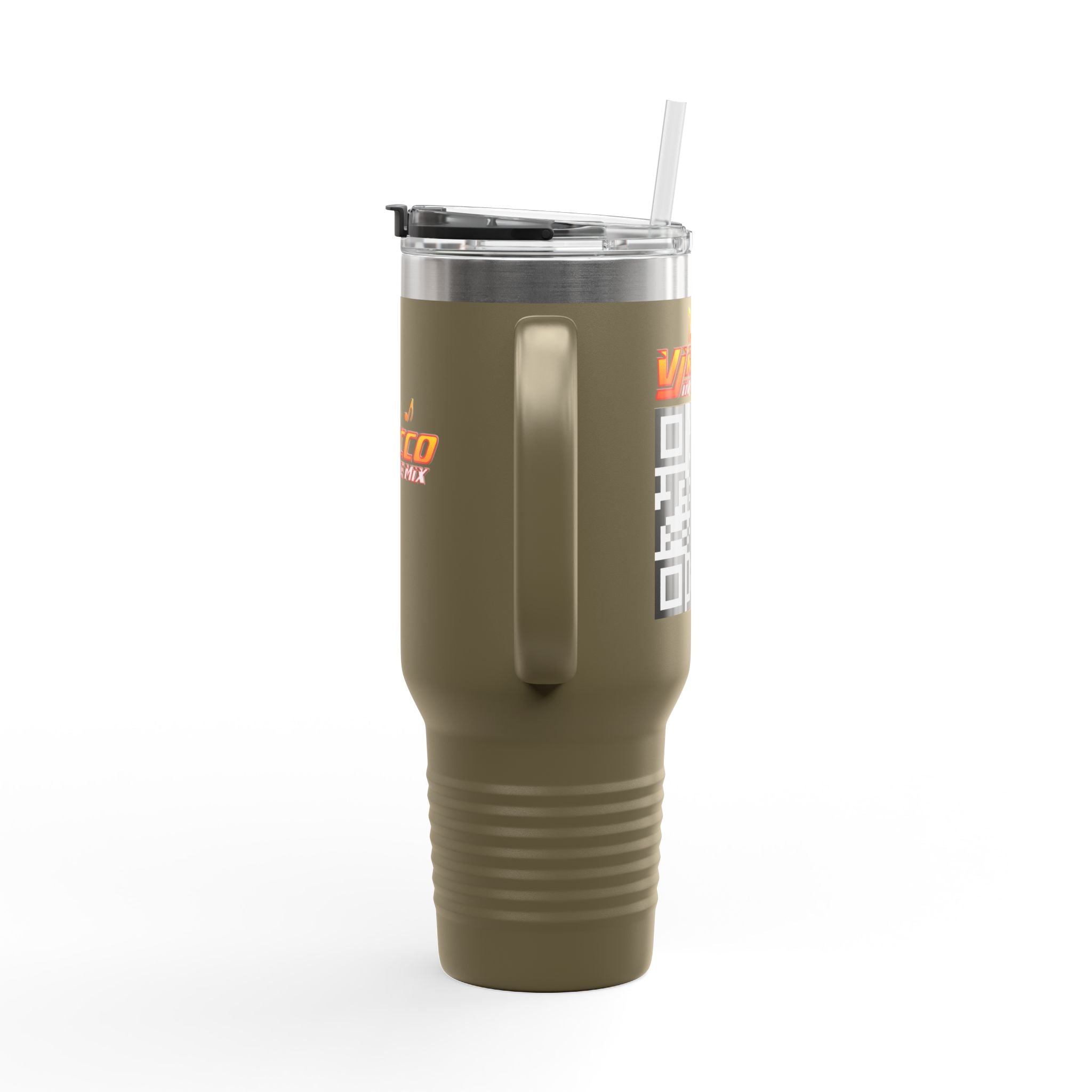 "VJ Ricco"🎤 Insulated Travel Mug - 40oz | Perfect for Music Lovers & On-the-Go Refreshments